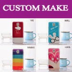 you can custom make your own handphone case and T-shirt