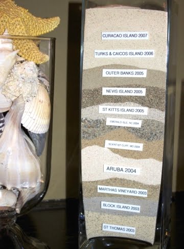 Beach Sand Collections in Bottles &amp; Jars - Coastal Decor ...