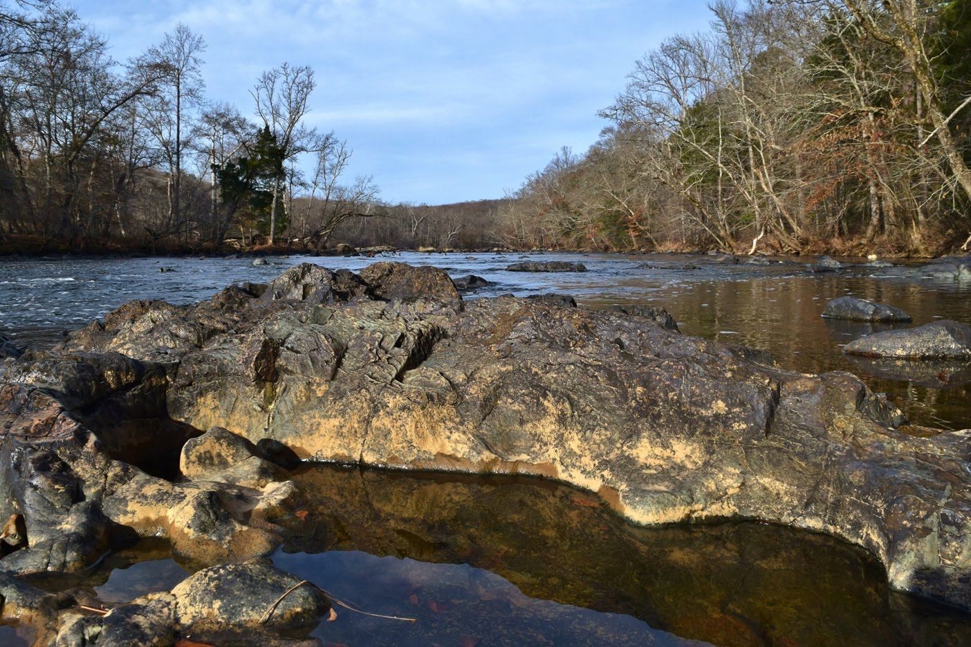 Waterfall Hero Hikes Lower Haw River Hike