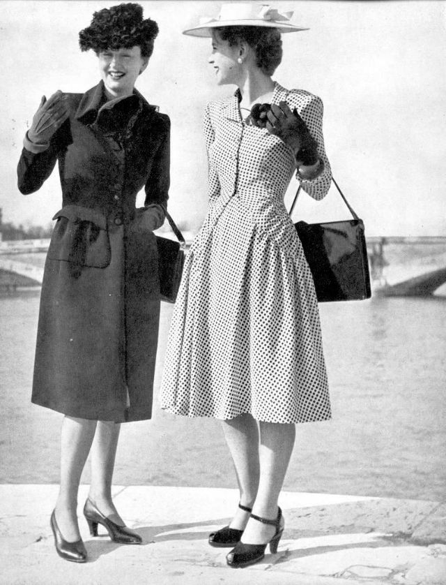 40 Lovely Photos of Women in Polka-Dot Dresses From the 1940s ~ Vintage ...