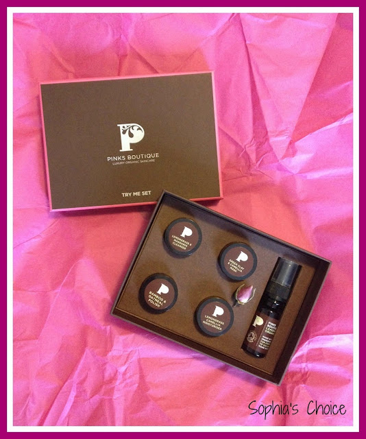 OrganicBeauty Pinks Boutique Lemongrass Facial Try Me Box Sophia's