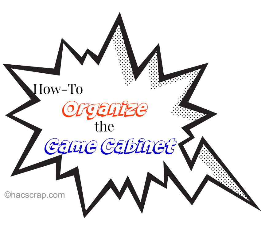 How To Organize the Game Cabinet 