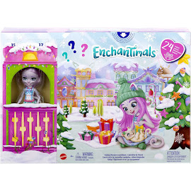 Enchantimals Sybill Snow Leopard Core Advent Calendar Holiday Wonders Countdown Figure