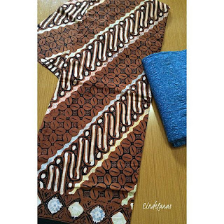 Kain Batik Cap Kesikan Parang mix Embos Kain Batik Cap Kesikan Parang mix Embos