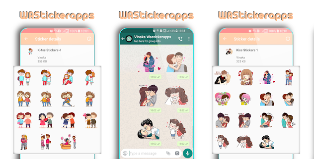 WAStickerApps Stiker Ciuman Gratis - Aprie