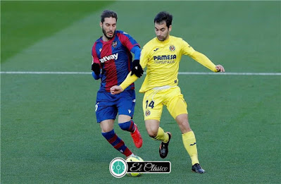 ملخص مباراة فياريال وليفانتي في الدوري الاسباني
