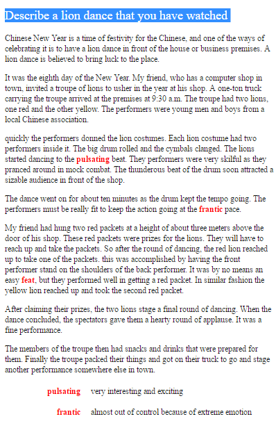 Essay on lion for class 6 image