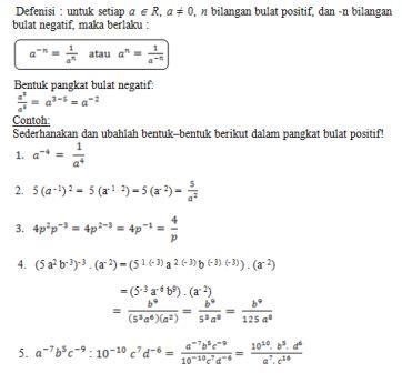 Materi Matematika Kelas X Sma Bentuk Pangkat Ibu Guru Susi Sr