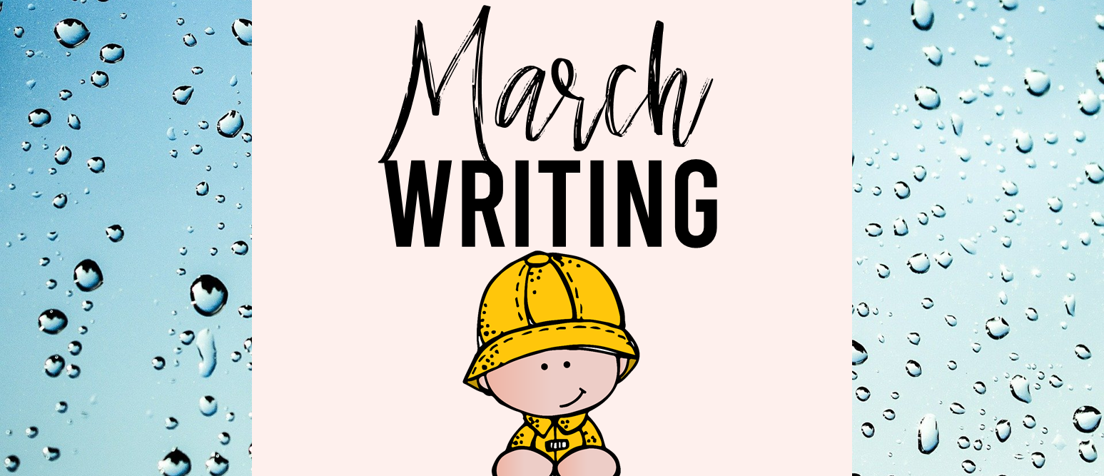 March writing templates for daily journal writing or the writing center in Kindergarten First Grade Second Grade