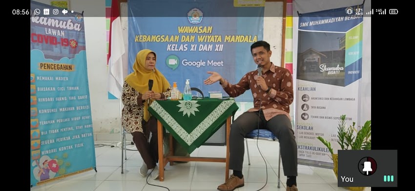 MPLS serta TalkShow Wawasan Kebangsaan & Wiyata Mandala SMK Muh. Berbah