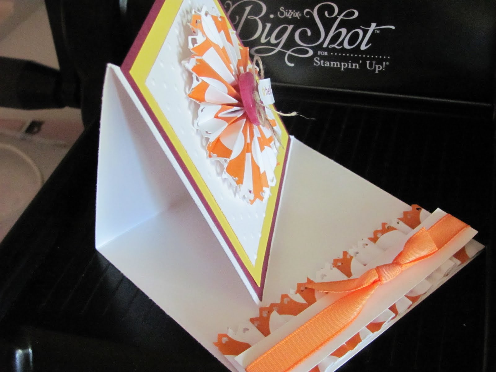 Unique ink My first Twisted Easel card