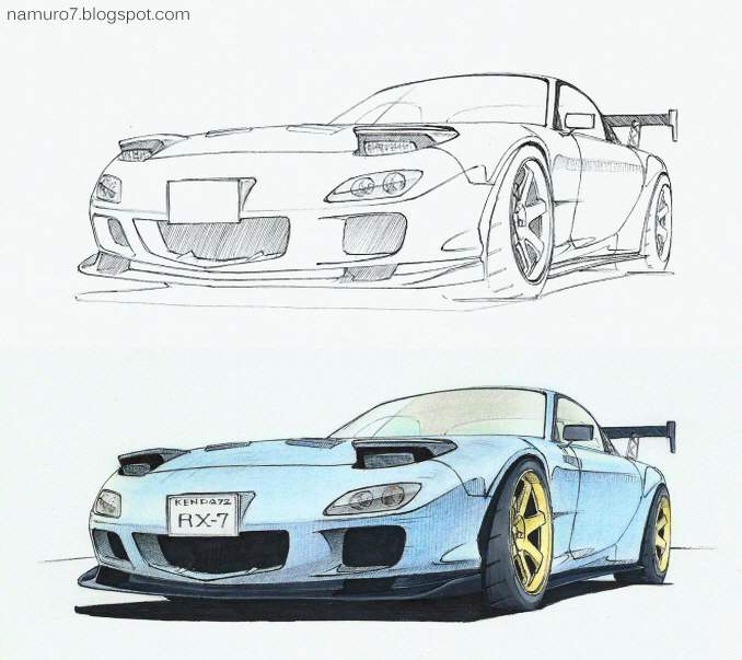 Pictures Of Sports Cars To Draw