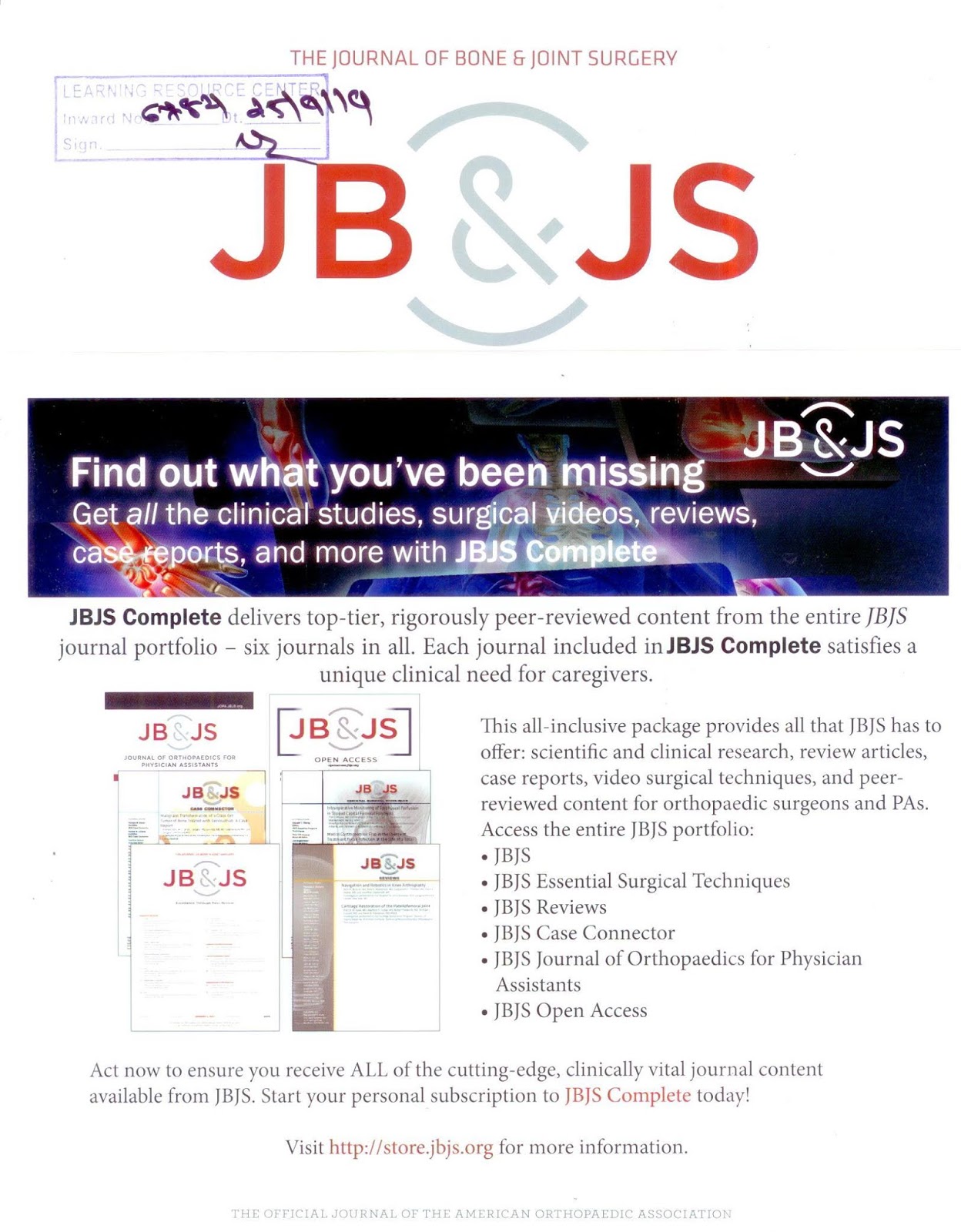 https://jbjs.org/archive.php?j=jbjs&y=2019&v=101&i=11