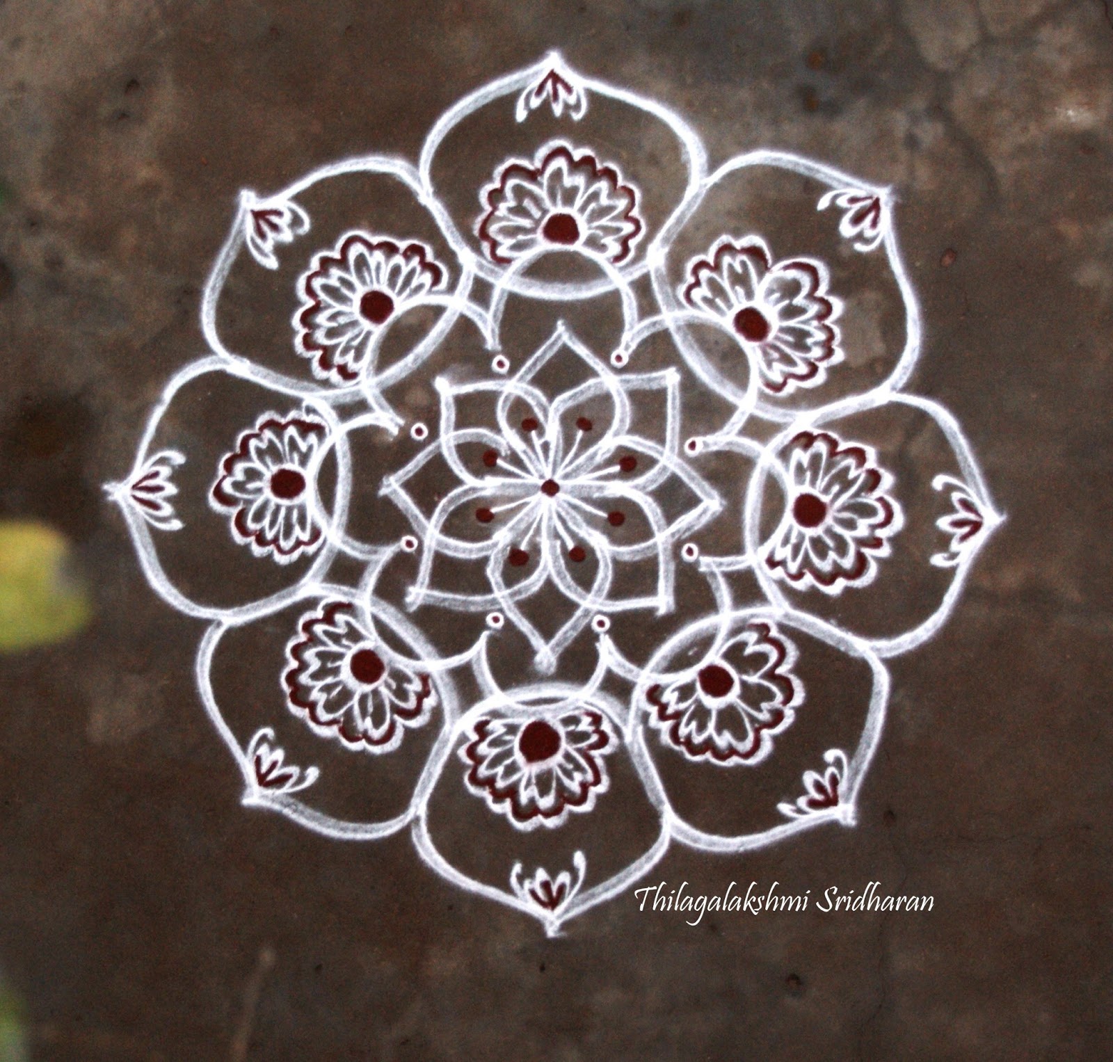 Rangoli and Art Works: FREEHAND KOLAM