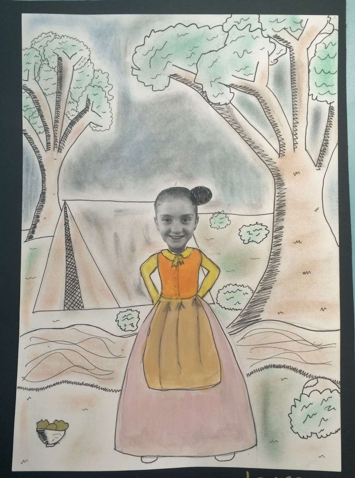 Art with Mrs Baker: Grade 5 Gold Rush Artworks
