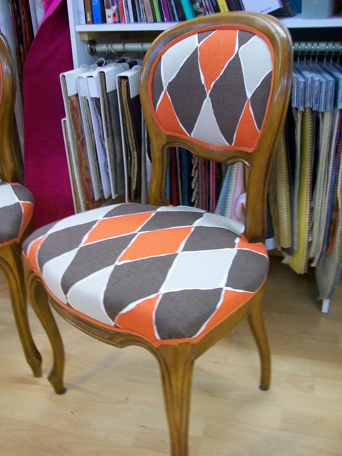 l'atelier.créa Chaise Louis Phillippe Arlequin