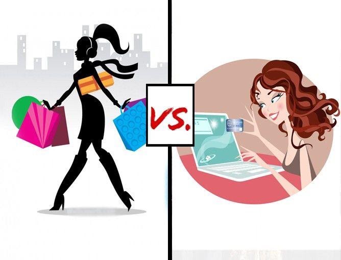 Offline Shopping VS Online Shopping