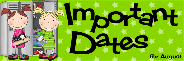 Important Dates Miss Zimmerman Important Dates Miss Zimmerman