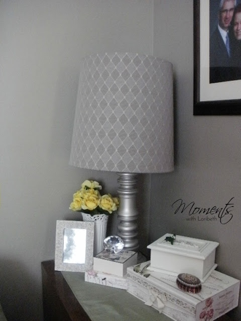 Moments with Loribeth New Lampshade How they look now.