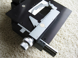 XY microscope base