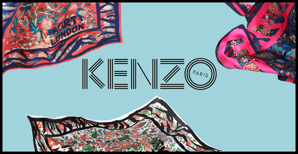 kenzo scarves