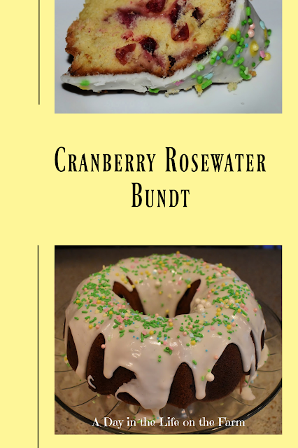 Cranberry and Rosewater Bundt pin
