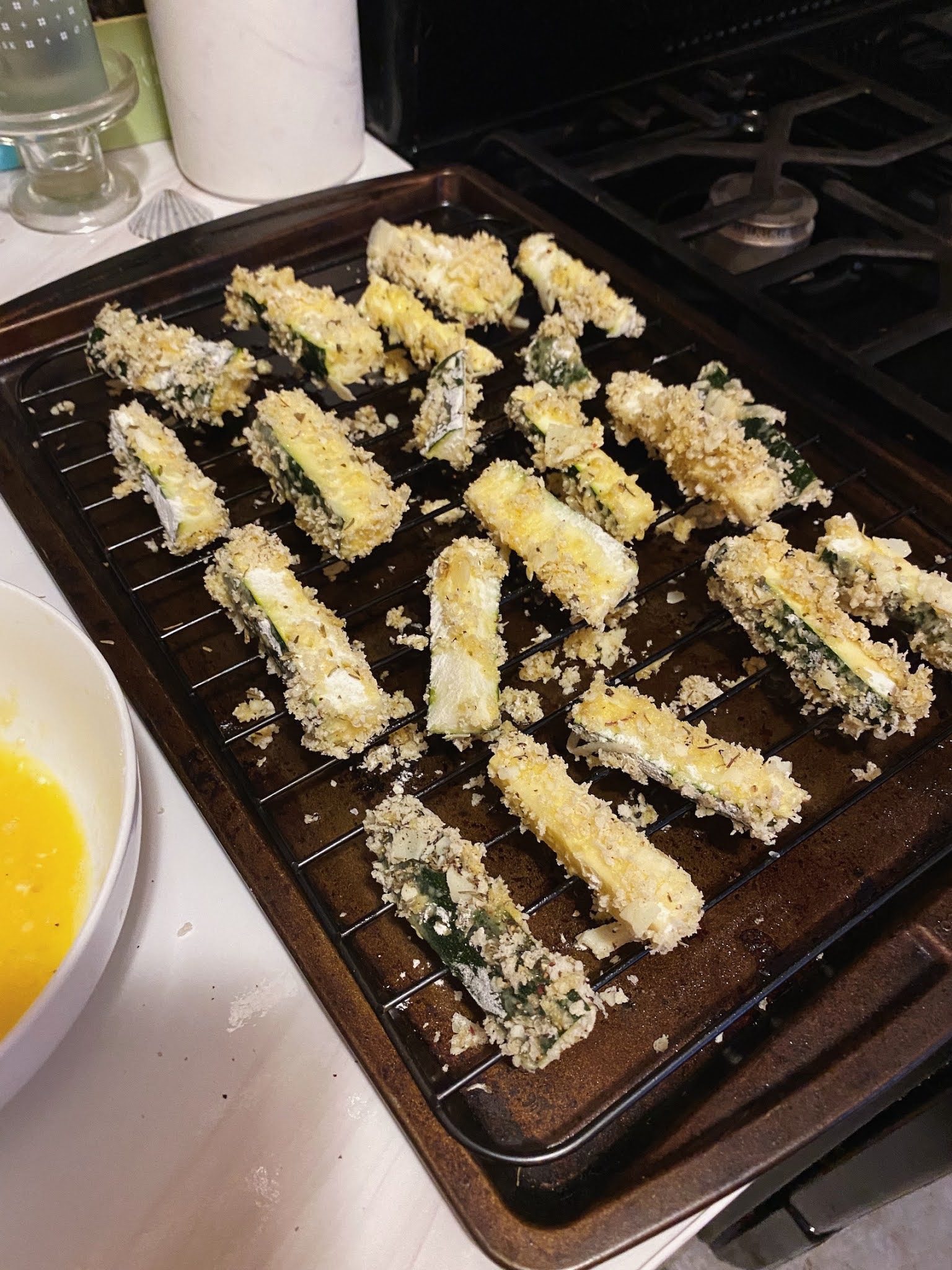 fran acciardo easy baked zucchini fries and homemade lemon garlic aioli