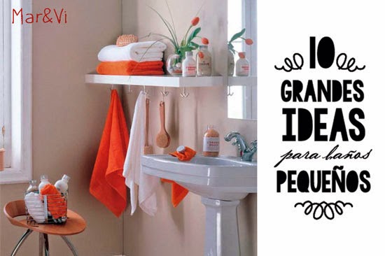 10 ideas para organizar baños pequeños