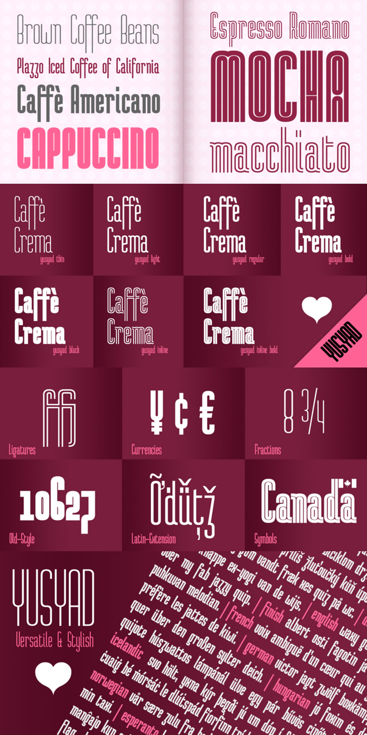 Yusyad Font Family 2 Yusyad Font Family Free Download
