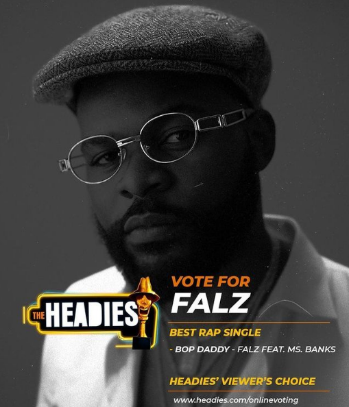 Headies Awards 2020: Falz Urges Fans To Vote For Him (Photo)