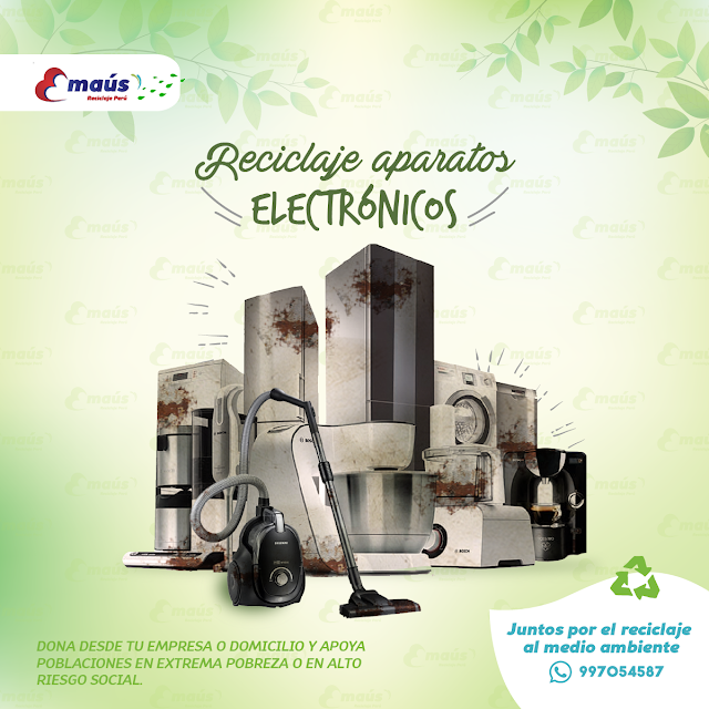 Reciclaje de Aparatos Electrónicos - Emaús Reciclaje Perú