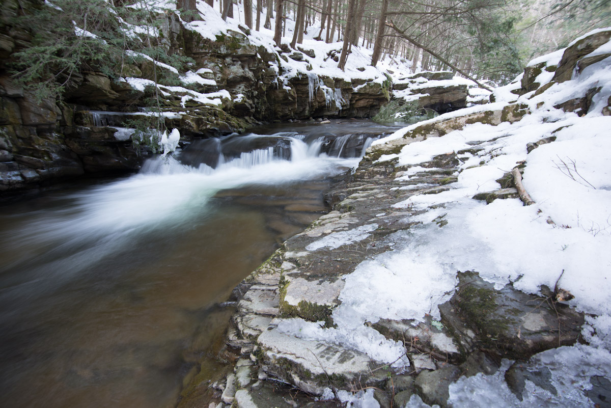 U.S.A. Winter Hiking in Pennsylvania