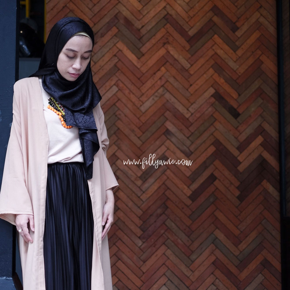 Cara Membuat Kaftan Outer Lengan Panjang (DIY Kaftan) | Fillyawie