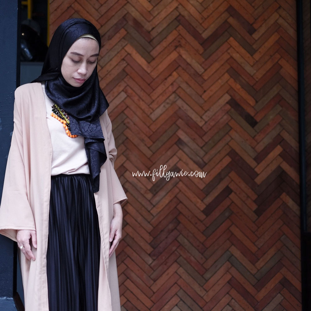 Cara Membuat Kaftan Outer Lengan Panjang Diy Kaftan Fillyawie Indonesian Lifestyle Diy Blog