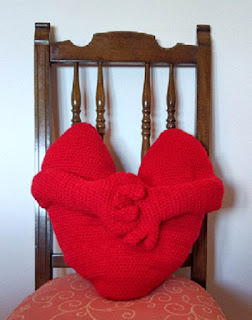 El cojín de crochet más amoroso!