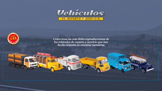 Colección Vehículos de reparto y servicio 1:43 Salvat España