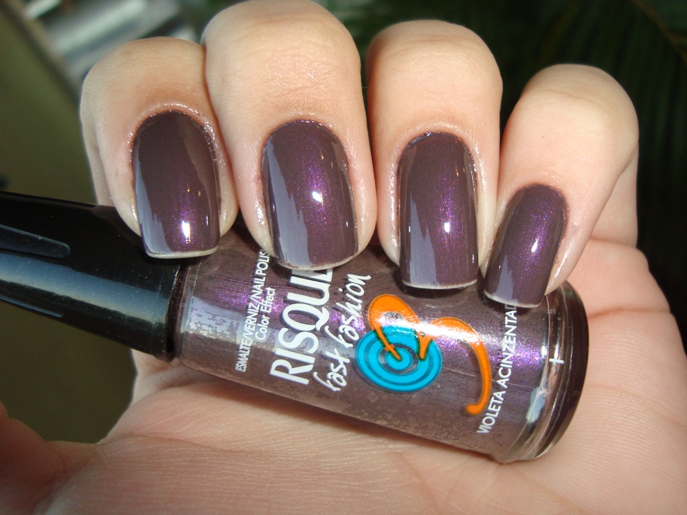 Esmalte e etc. Violeta Acinzentado, Risqué