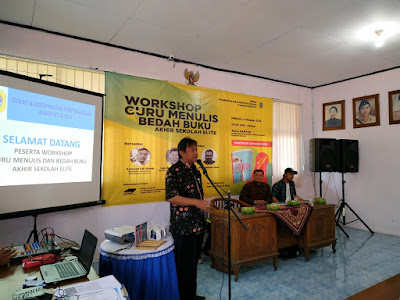 workshop penulisan kegiatan workshop penulisan artikel populer di media massa oleh Dinas Arsip dan Perpustakaan Daerah bersama Paradigma Institute Kudus