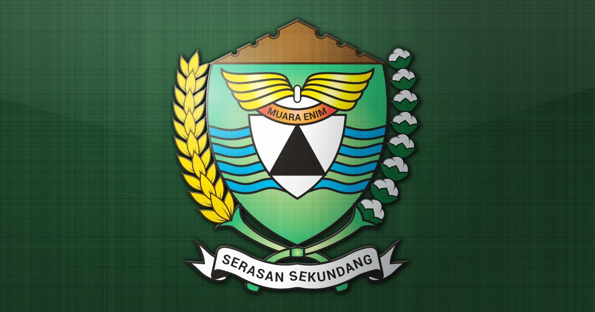 Lambang Kabupaten  Muara  Enim  Sumatera Selatan 237 Design