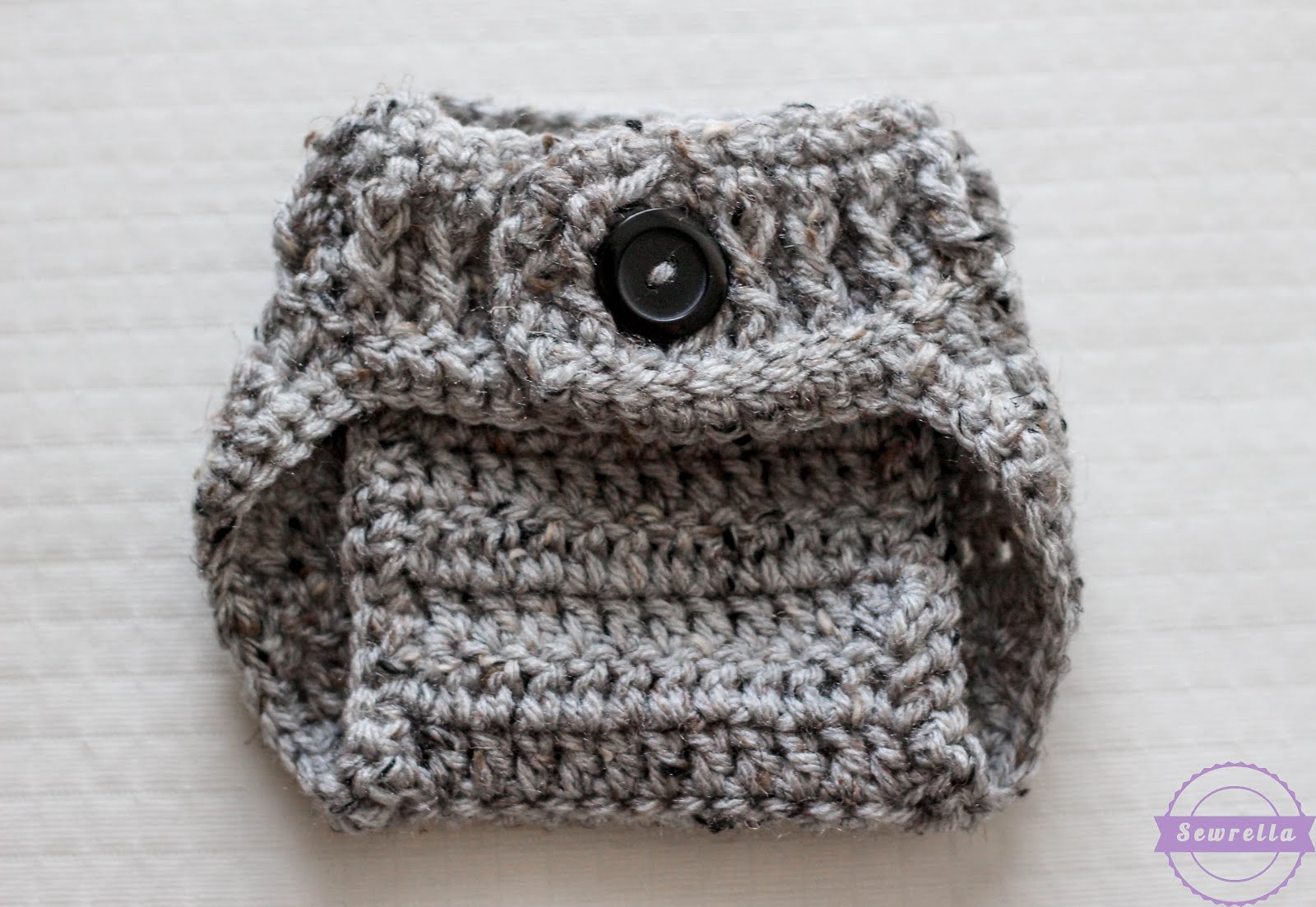 crochet newborn diaper cover