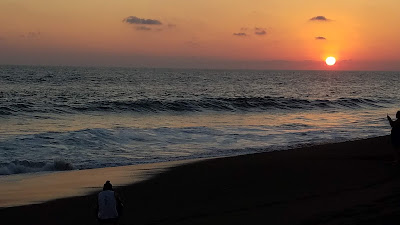 sunset on the beach pacific ocean monterrico guatemala