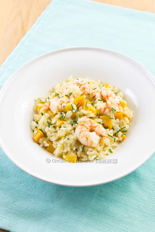 Pumpkin Prawn Risotto01