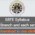 SBTE - Syllabus for all Branch | Complete SBTE Bihar Polytechnic Syllabus