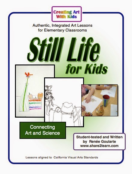 Creating Art With Kids: still life contour drawing