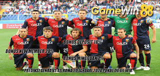 Prediksi Genoa vs AS Roma 20 Januari 2020 Pukul 00.00 WIB
