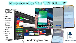 Mysterious-Box V2.1 FRP killer Unlock Tool Latest Update 2020-21 Free Download To AndroidGSM