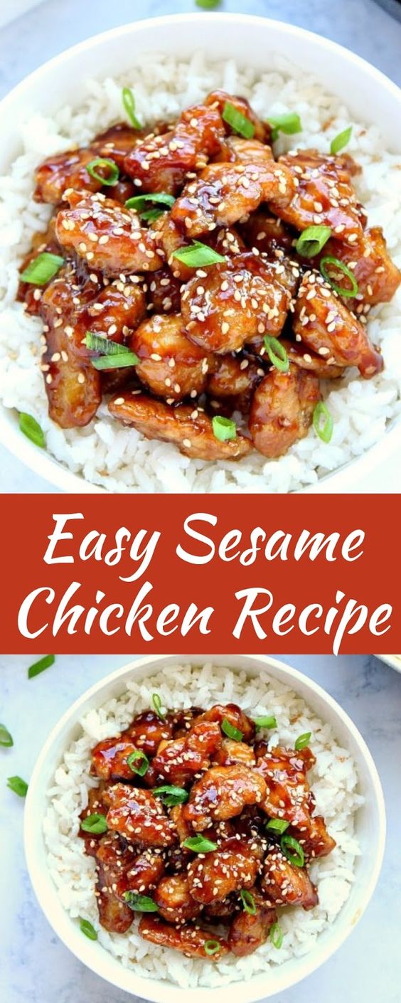 Easy Sesame Chicken Recipe Kitchen Hello Project