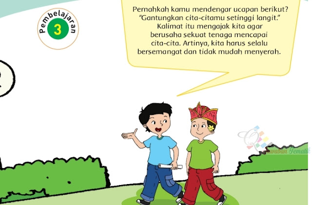 Kunci Jawaban Buku Siswa Kelas 4 Tema 6 Halaman 25, 26, 28