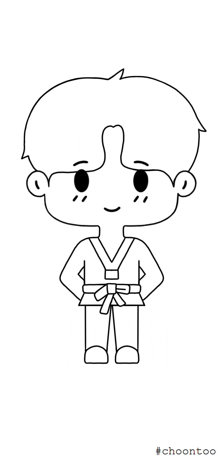 [ENHYPEN] [Coloring Page] 2021 Season's Greetings Ver Jungwon