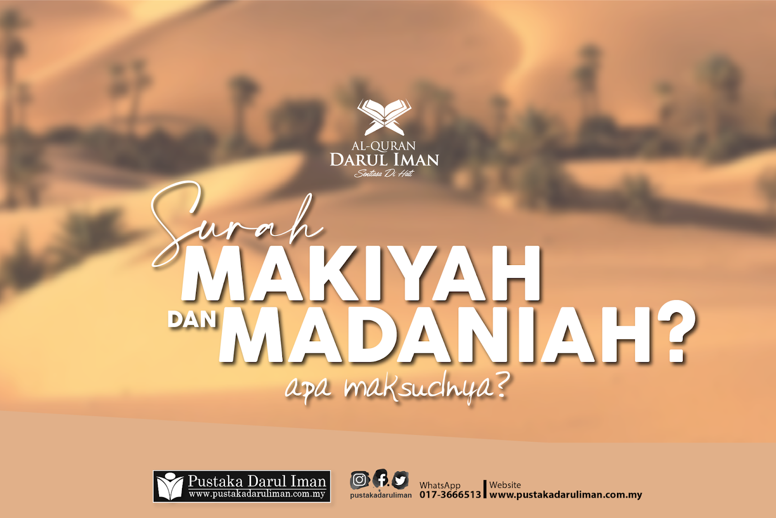 Ada Apa Dengan Surah Makiyyah Madaniah